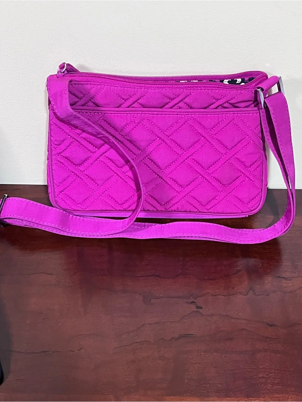 Vera Bradley Hot Pink Quilted Crossbody Bag